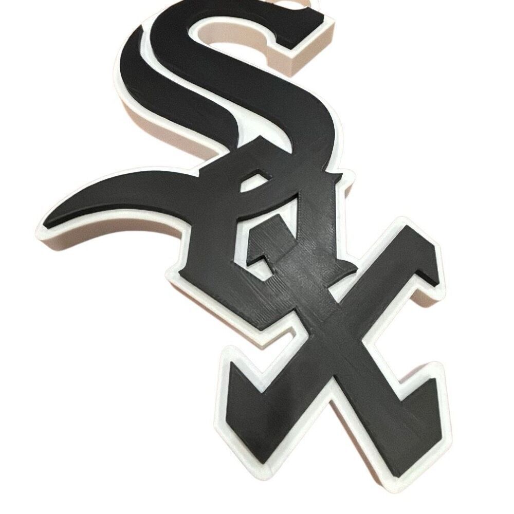 Chicago White Sox 3D Pendant – 11 Inch Wall Art / Hanging Decor Logo New